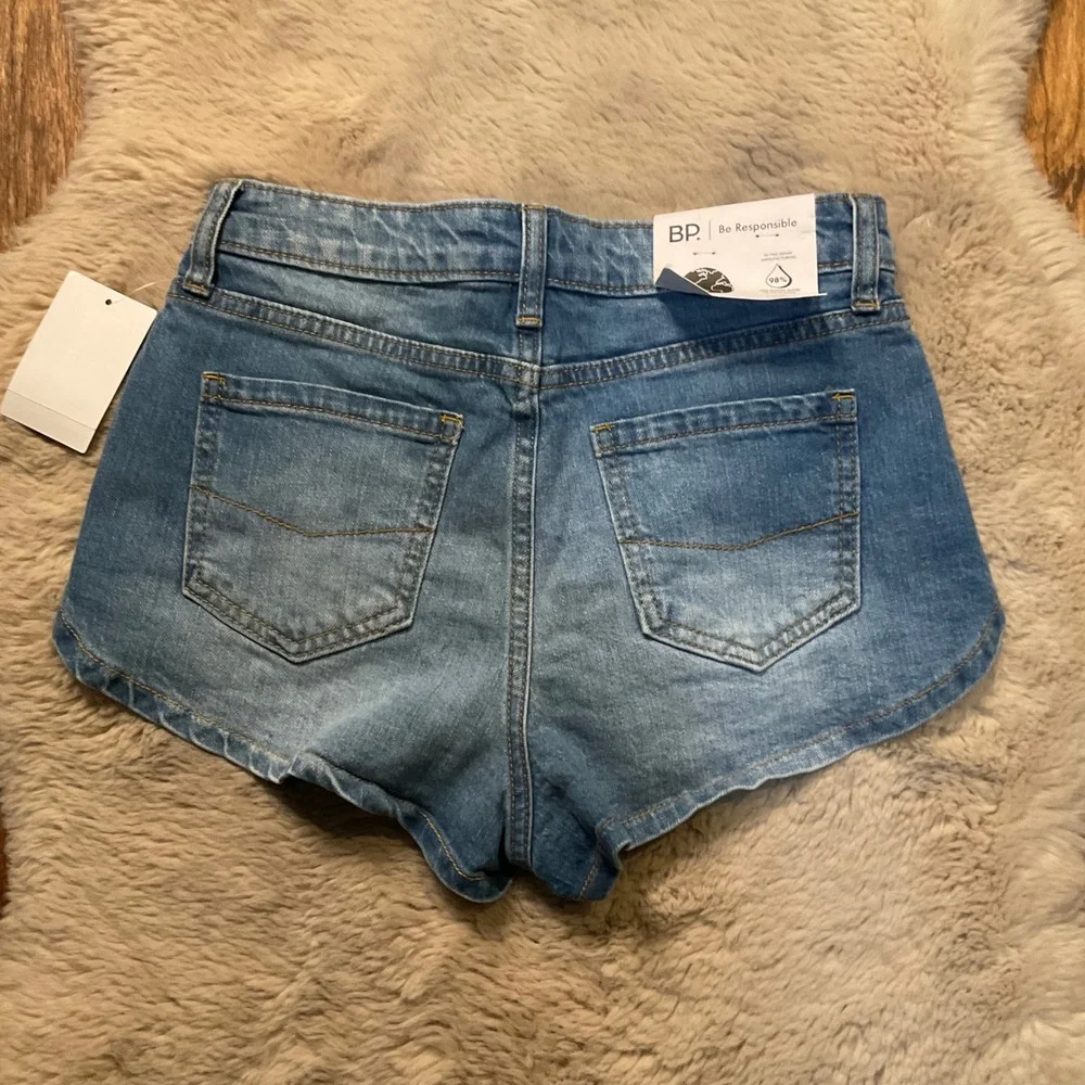 BP‎ Nordstrom Size 25 Denim Jean Shorts Button Front NWT Womens